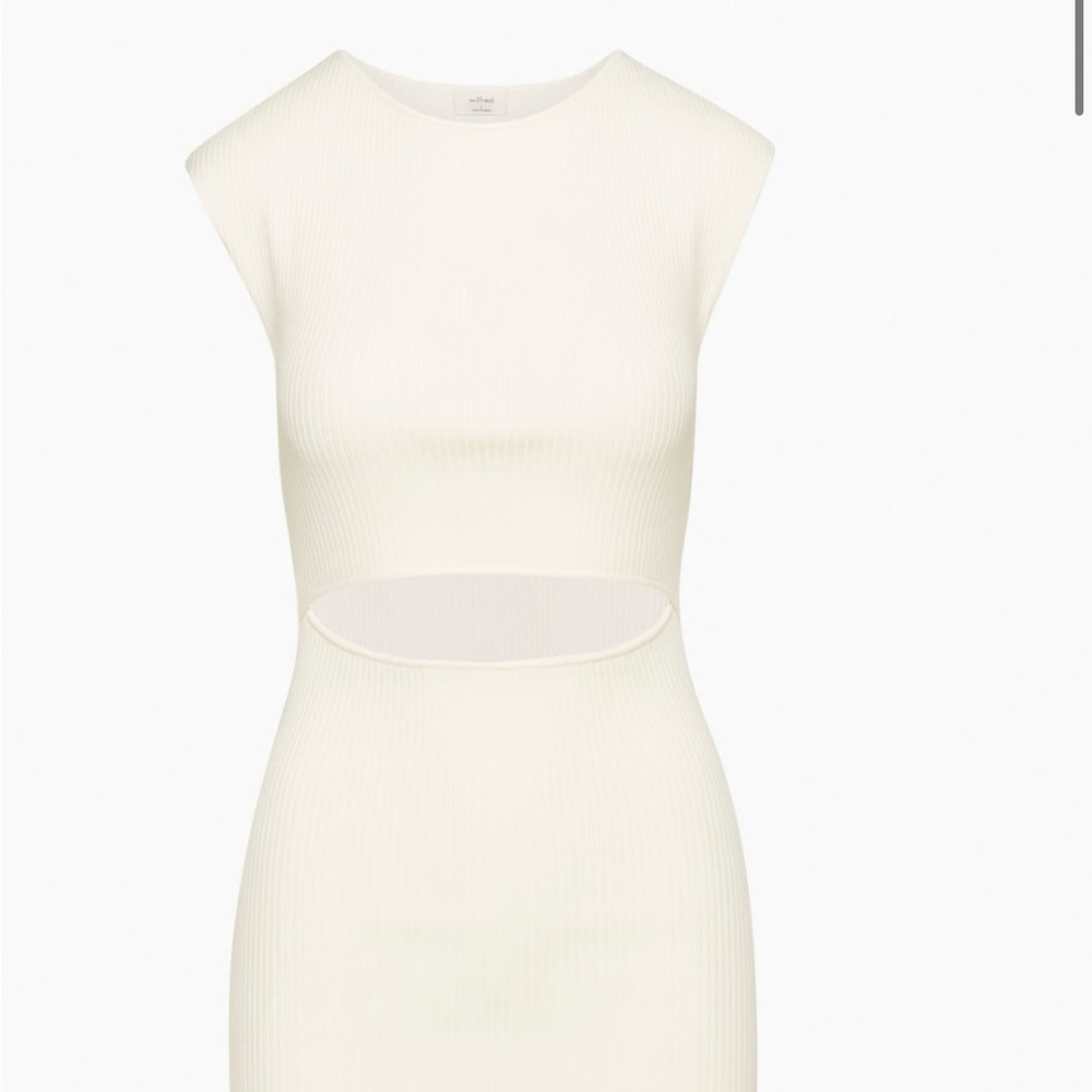 Aritzia Wilfred cut out knit dress